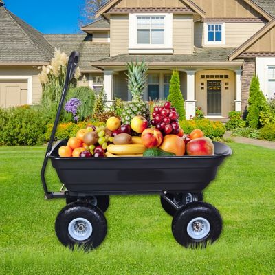 Image showing 5 th Eisen 4 cu. ft. 600 lb. Capacity Dump Garden Cart