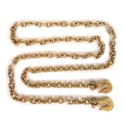 Image showing  5/16 x 10 ft. Transport Chain with Hooks, 4 pk.