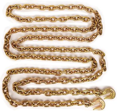 Image showing  3/8 x 20 ft. Transport Chain with Hooks, 1 pk.