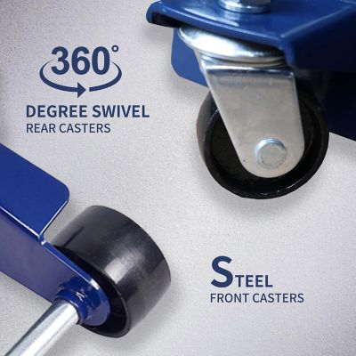 Image showing  3 Ton Heavy Duty Floor Jack, Steel Service Jack with Double Pump Quick Lift