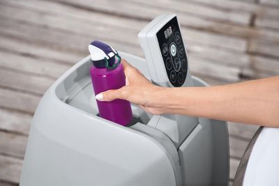 Image showing 7 th Bestway SaluSpa Bahamas 2 to 4 Person Inflatable Hot Tub with 120 Airjets & Energysense Cover