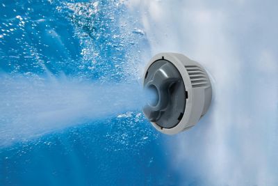 Image showing 9 th Bestway SaluSpa Bahamas 2 to 4 Person Inflatable Hot Tub with 120 Airjets & Energysense Cover