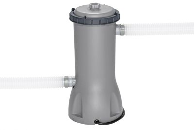 Image showing 8 th Bestway Steel Pro MAX 15 ft. x 42 in. Led Round Pool Set