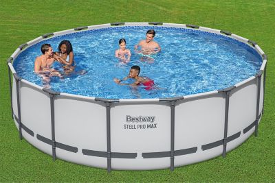 Image showing  Steel Pro MAX 16 ft. x 48 in. Round Pool Set