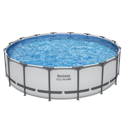 Image showing  Steel Pro MAX 16 ft. x 48 in. Round Pool Set