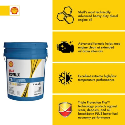 Image showing  T6 15W40 Full Synthetic Heavy Duty Engine Oil