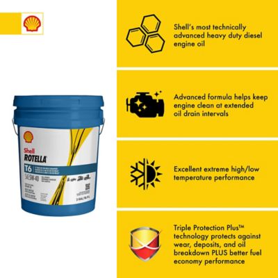 Image showing  T6 5W40 Full Synthetic Heavy Duty Engine Oil