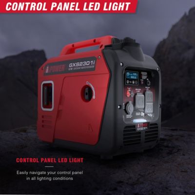 Image showing  2300-Watt Gas Ultra-Weight Inverter Generator with 80cc OHV Engine and CO Sensor Shutdown