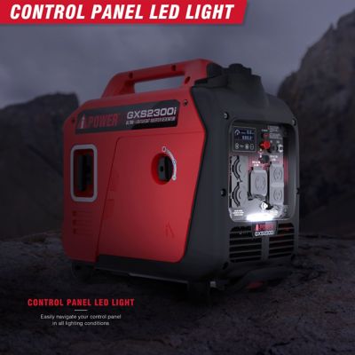 Image showing  2300W Gas Ultra-Weight Inverter Generator with 80cc OHV Engine, CO Sensor & Wheel Kit