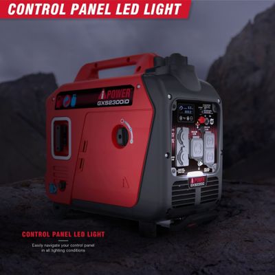 Image showing  2300W Gas & Propane Ultra Light-Weight Inverter Generator with 80cc OHV Engine & CO Sensor