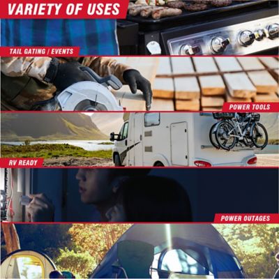 Image showing 5 th A-iPower 4300W Gasoline Ultra Light-Weight Inverter Generator 149cc OHV Engine and CO Sensor