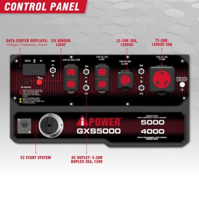 Image showing  4000W Gas Portable Generator with 23cc OHV Engine and CO Sensor Shutdown