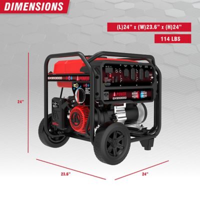 Image showing  4000W Gas & Propane Portable Generator with 223cc OHV Engine and CO Sensor