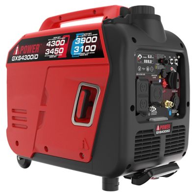A-iPower 4300 Watt Gas and Propane Light-Weight Inverter Generator with 149cc OHV Engine & CO Sensor