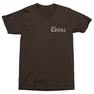 Image showing  Men's Crew Neck Short-Sleeve Coors Banquet Cowboy Circle T-Shirt