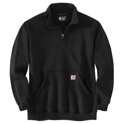 Image showing 0 th Carhartt Men's Loose Fit Midweight Quarter-Zip Mock-Neck Sweatshirt
