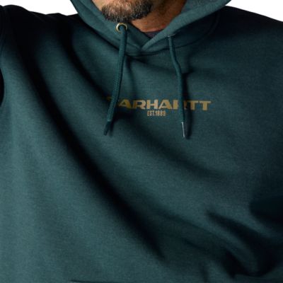 Image showing 7 th Carhartt Men's Rain Defender Loose Fit Midweight 1889 Graphic Sweatshirt