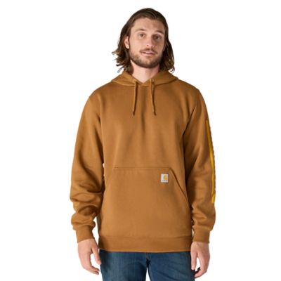 Image showing  Men's Loose Fit Midweight Logo Sleeve Graphic Sweatshirt