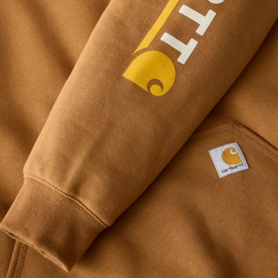 Image showing 6 th Carhartt Men's Loose Fit Midweight Logo Sleeve Graphic Sweatshirt