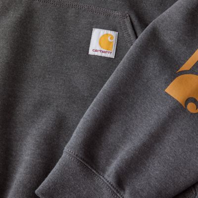 Image showing 6 th Carhartt Men's Loose Fit Midweight Logo Sleeve Graphic Sweatshirt