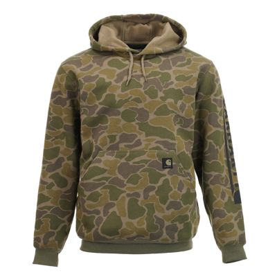 Image showing  Men's Loose Fit Midweight Logo Sleeve Graphic Sweatshirt