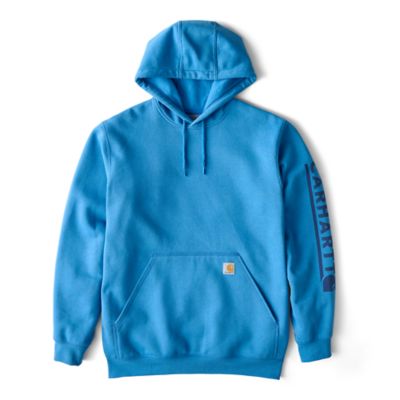 Carhartt Men's Loose Fit Midweight Logo Sleeve Graphic Sweatshirt