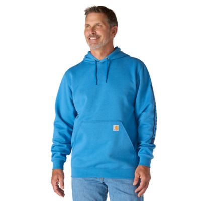 Image showing  Men's Loose Fit Midweight Logo Sleeve Graphic Sweatshirt