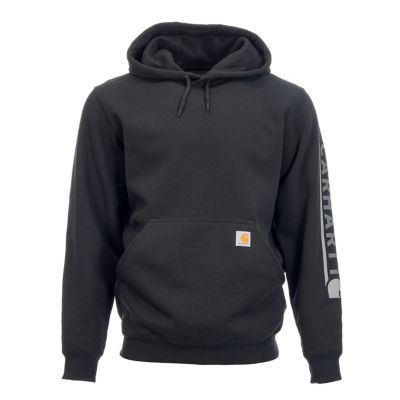 Image showing  Men's Loose Fit Midweight Logo Sleeve Graphic Sweatshirt