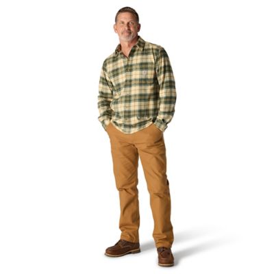 Image showing 3 th Carhartt Men's Hamilton Rugged Flex Relaxed Fit Midweight Flannel Long-Sleeve Plaid Shirt