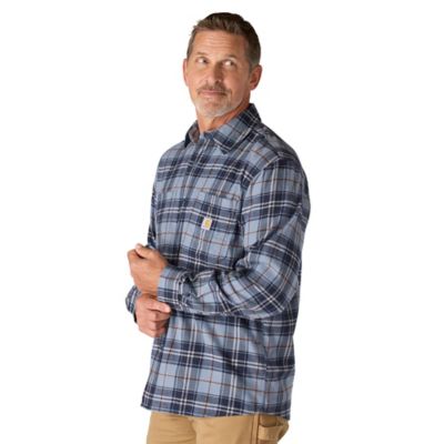 Image showing  Men's Hamilton Rugged Flex Relaxed Fit Midweight Flannel Long-Sleeve Plaid Shirt