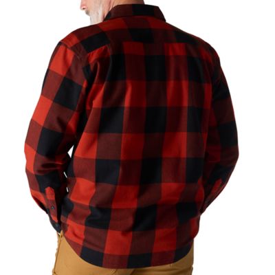 Image showing 5 th Carhartt Men's Loose Fit Heavyweight Flannel Long-Sleeve Plaid Shirt