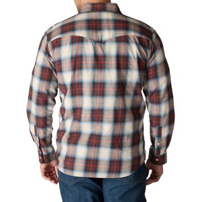 Image showing 2 th Carhartt Men's Rugged Flex Montana Relaxed Fit Lightweight Snap-Front Plaid Collared Long-Sleeve Work Shirt