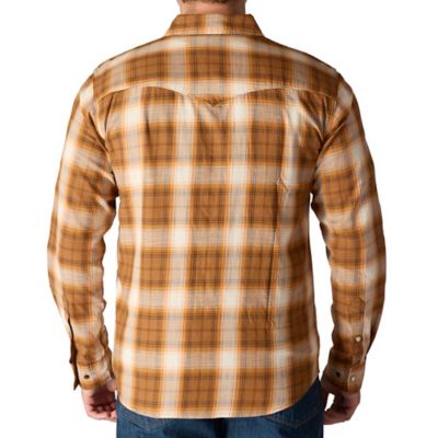 Image showing 2 th Carhartt Men's Rugged Flex Montana Relaxed Fit Lightweight Snap-Front Plaid Collared Long-Sleeve Work Shirt