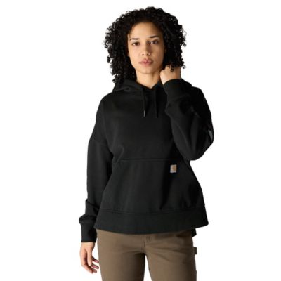 Image showing  Women's Oversized-Fit Midweight Hooded Heart Graphic Sweatshirt