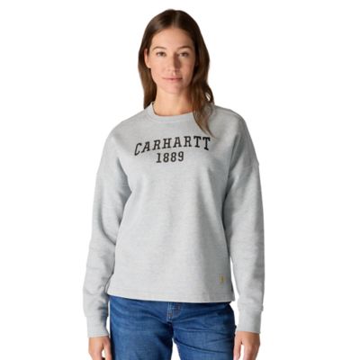 Image showing 1 th Carhartt Women's Loose Fit Midweight Graphic Sweatshirt