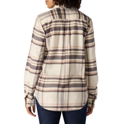 Image showing 4 th Carhartt Women's TENCEL Fiber Series Relaxed Fit Plaid Shirt