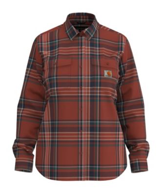 Image showing  Women's TENCEL Fiber Series Relaxed Fit Plaid Shirt