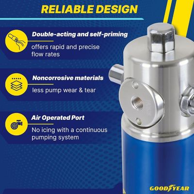 Image showing 5 th Goodyear Air-Powered Oil Transfer Drum Pump, 3.7 GPM
