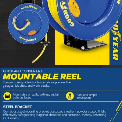 Image showing 5 th Goodyear Air Hose Reel, L808204G
