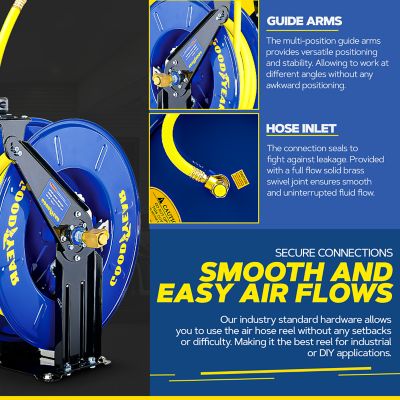 Image showing  Industrial Retractable Air Hose Reel, L820154G