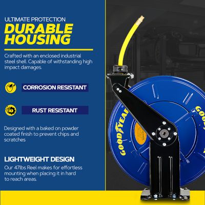 Image showing  Industrial Retractable Air Hose Reel, L820154G