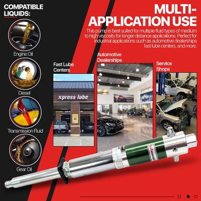 Image showing  Double Action Oil Transfer Drum Pump, 8.5 GPM