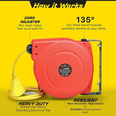 Image showing  Mountable Retractable Extension Cord Reel, CR605131S3A