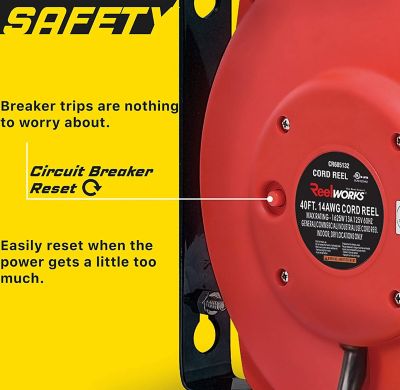 Image showing  Mountable Retractable Extension Cord Reel, CR605131S3A