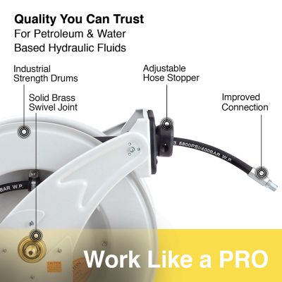 Image showing  Industrial Retractable Grease Hose Reel