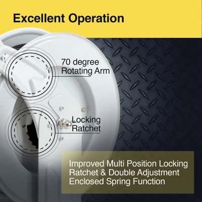 Image showing  Industrial Retractable Grease Hose Reel