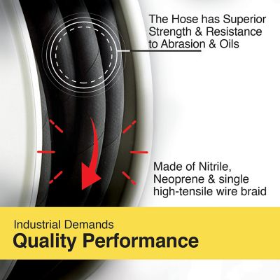 Image showing 5 th ReelWorks Industrial Retractable Oil Hose Reel, M850154