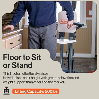 Image showing 5 th SuperHandy Electric Floor Lift Standing Aid