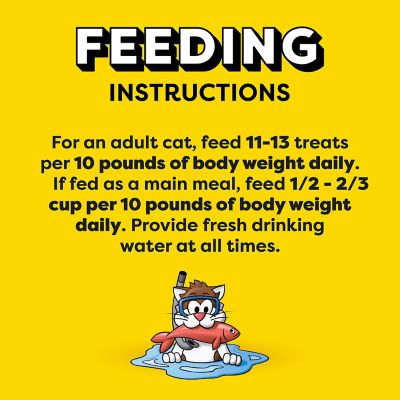 Image showing 7 th Temptations Classic Savory Salmon Flavor Crunchy and Soft Treats For Cats, 48 oz. Tub