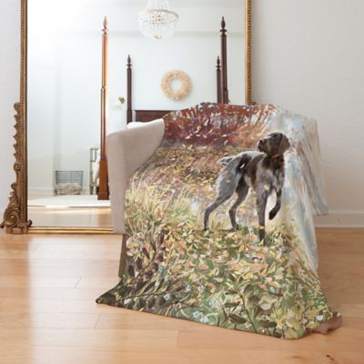Image showing  Premium Dog Print Throw Blanket, 50 in. x 70 in.